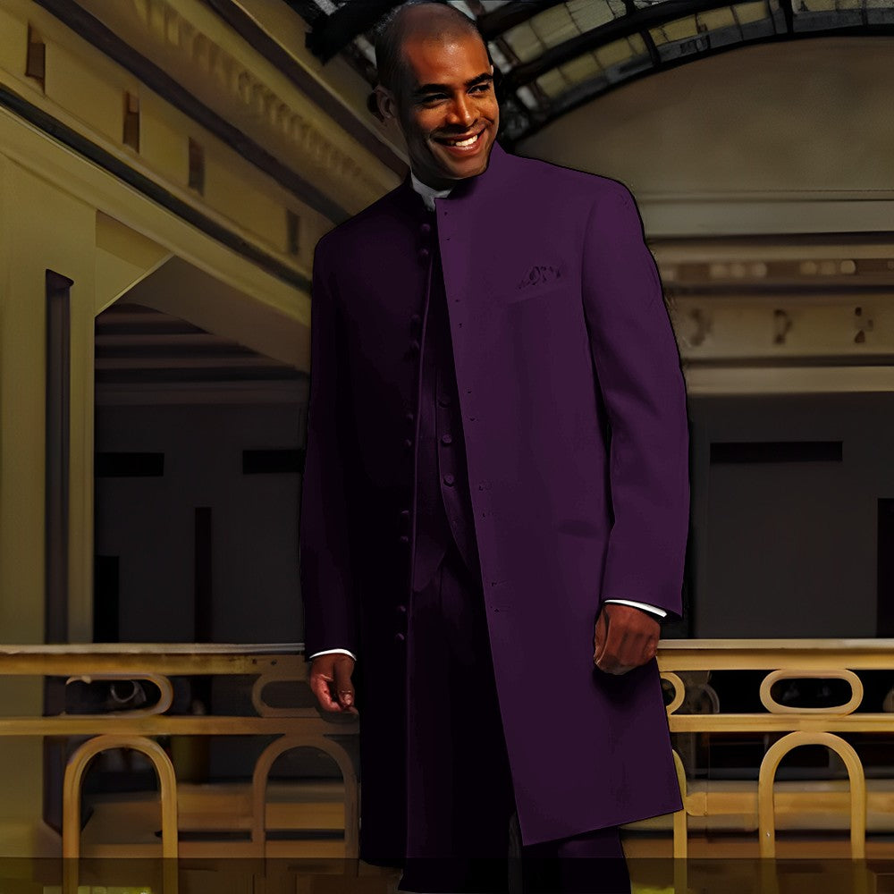 Men's Loose-Fit Wool Suit