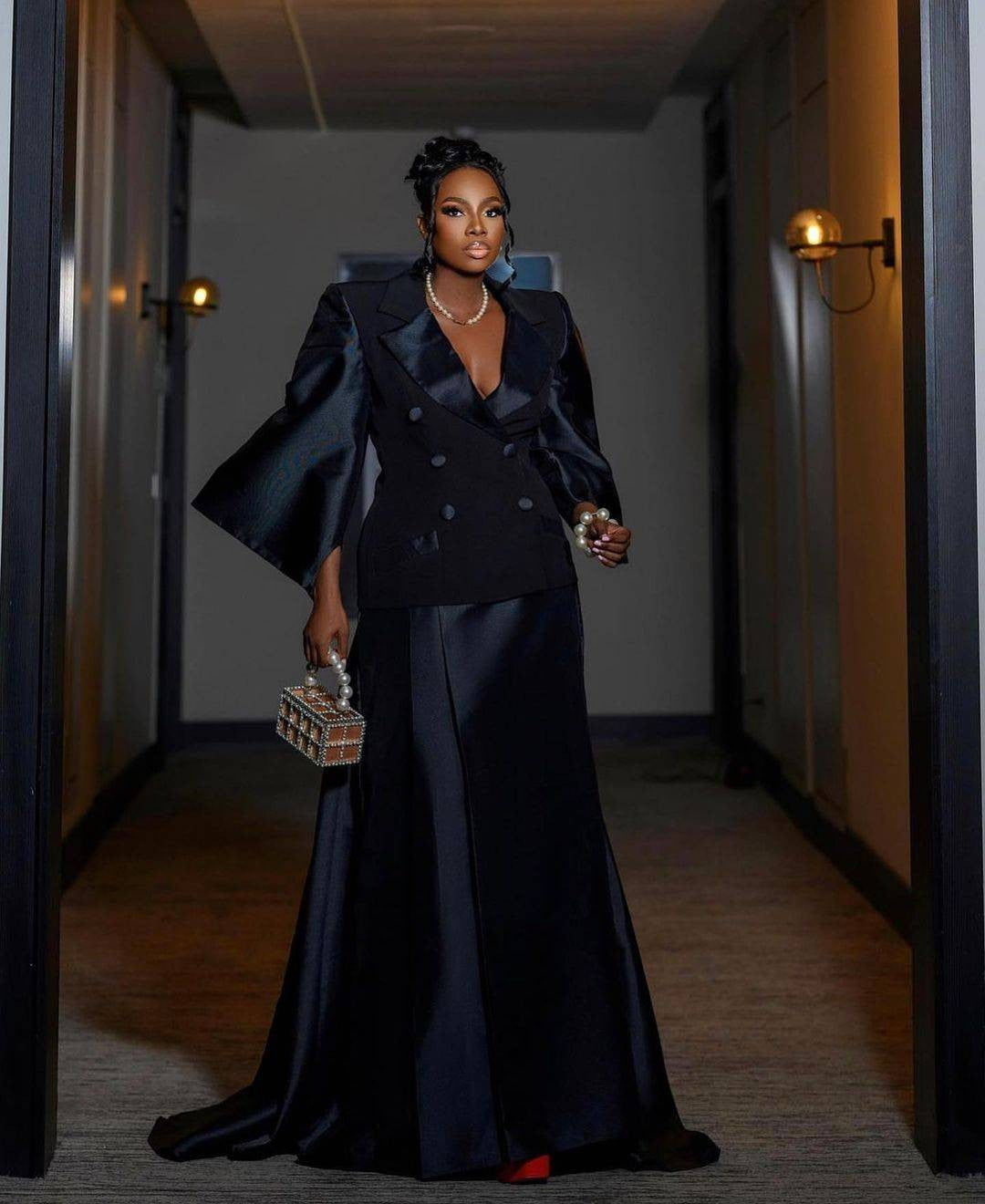 Ternos de saia feminina vintage plus size 2 peças recortes recortados blazer e