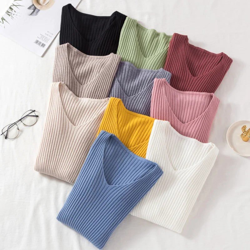 Women's V-Neck Sweater