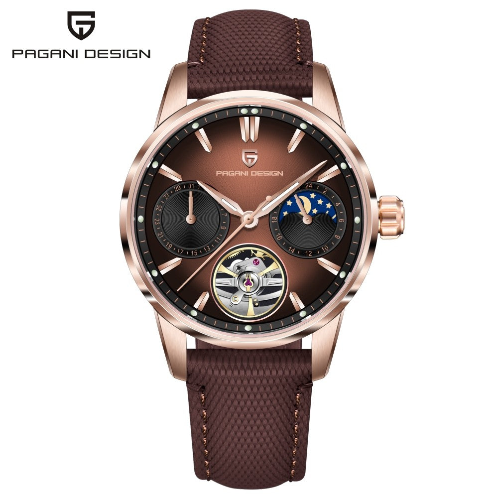 PAGANI DESIGN PD-YS021: Luxury Skeleton Mechanical Watch