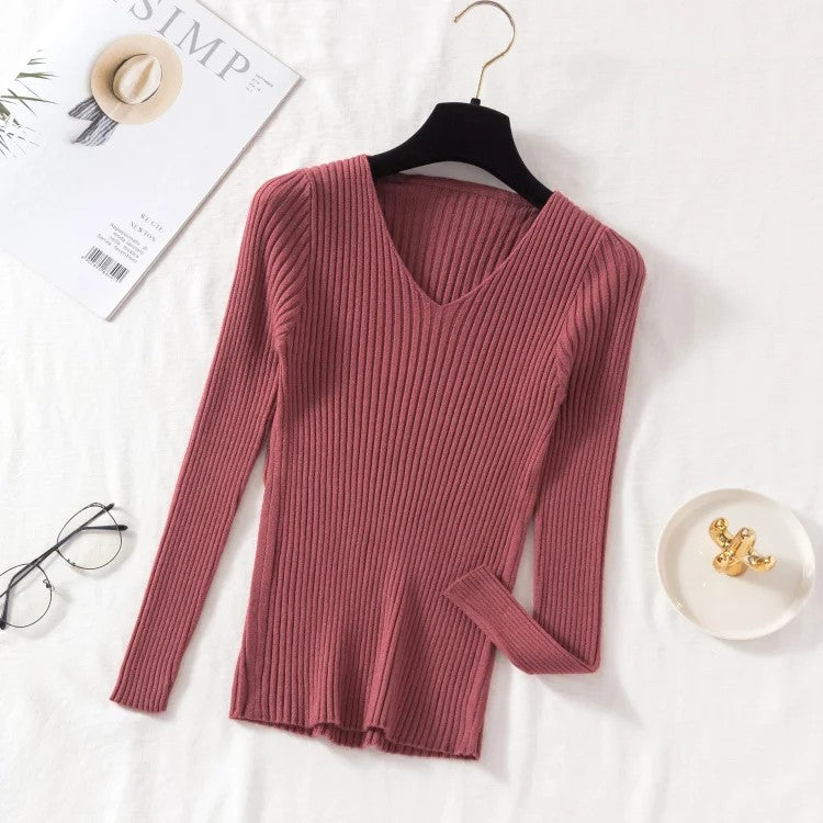 Women's V-Neck Sweater