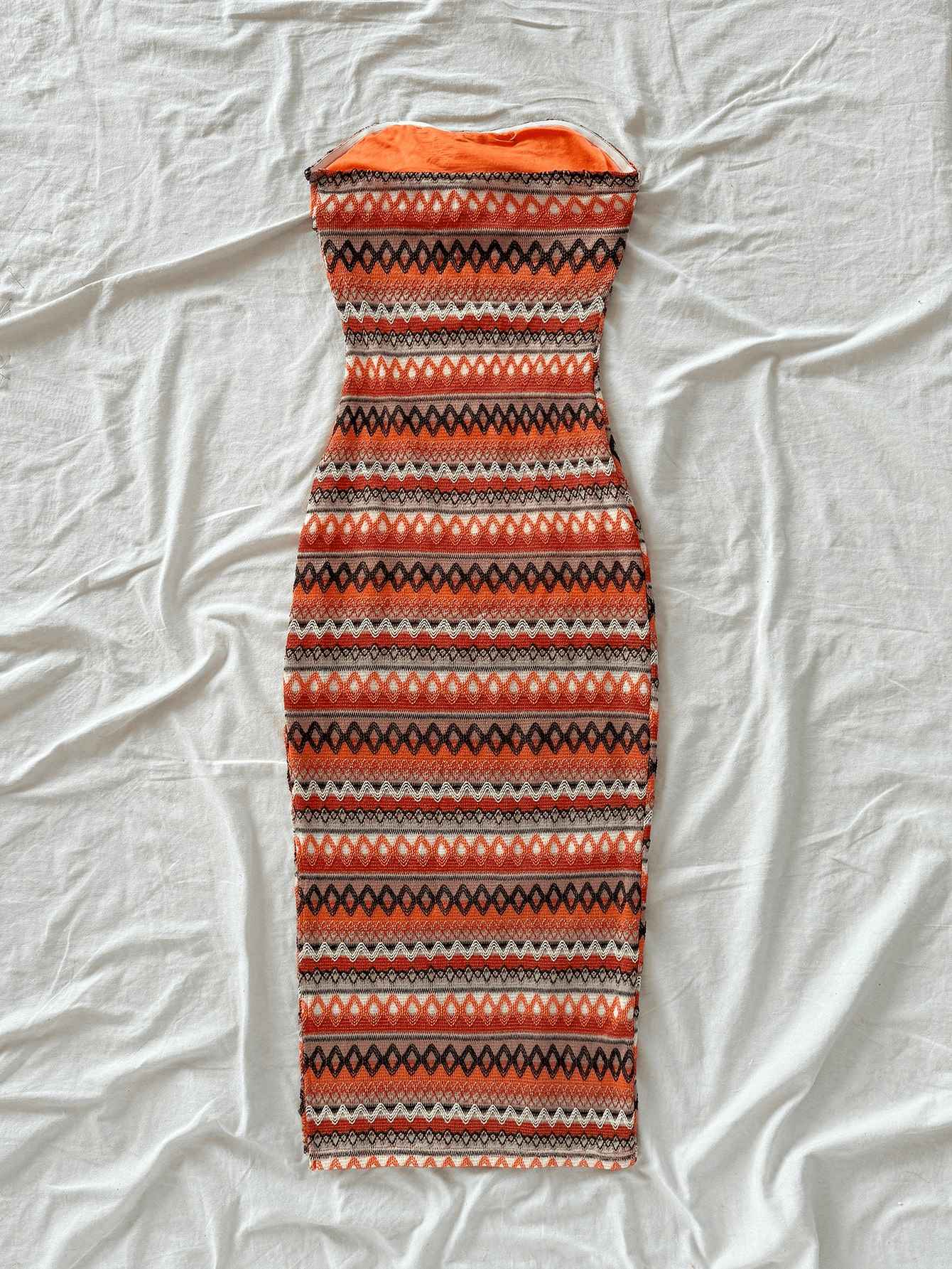 Women's Casual Sexy Bow Wrap Chest Patchwork Slim Dress Striped Slit Design for Stylish Comfort Women's Casual Sexy Bow Wrap Chest Patchwork Slim Dress Striped Slit Design for Stylish Comfort