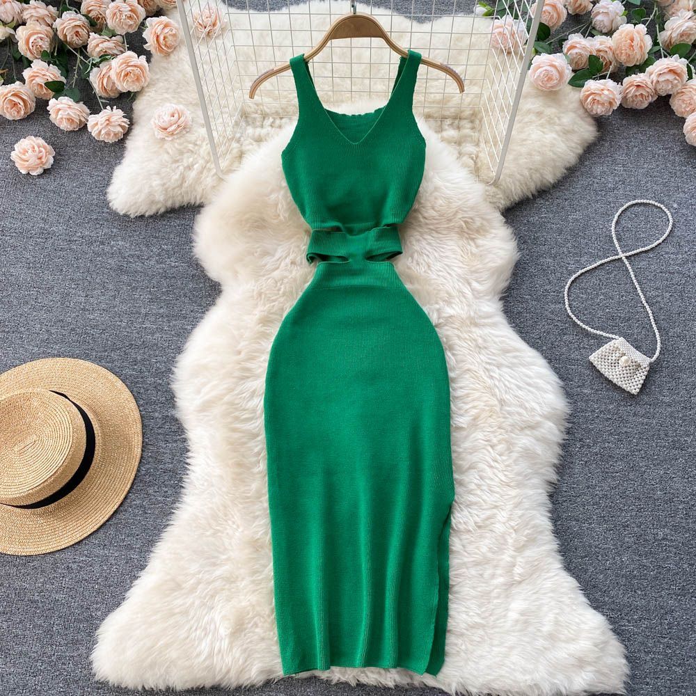 Yuoomuoo Women Dress Sexy Cut Out Waist Package Hips Split Bodycon Dress Summer Fashion Lady Mesh Party Summer Dresses Yuoomuoo Women Dress Sexy Cut Out Waist Package Hips Split Bodycon Dress Summer Fashion Lady Mesh Party Summer Dresses