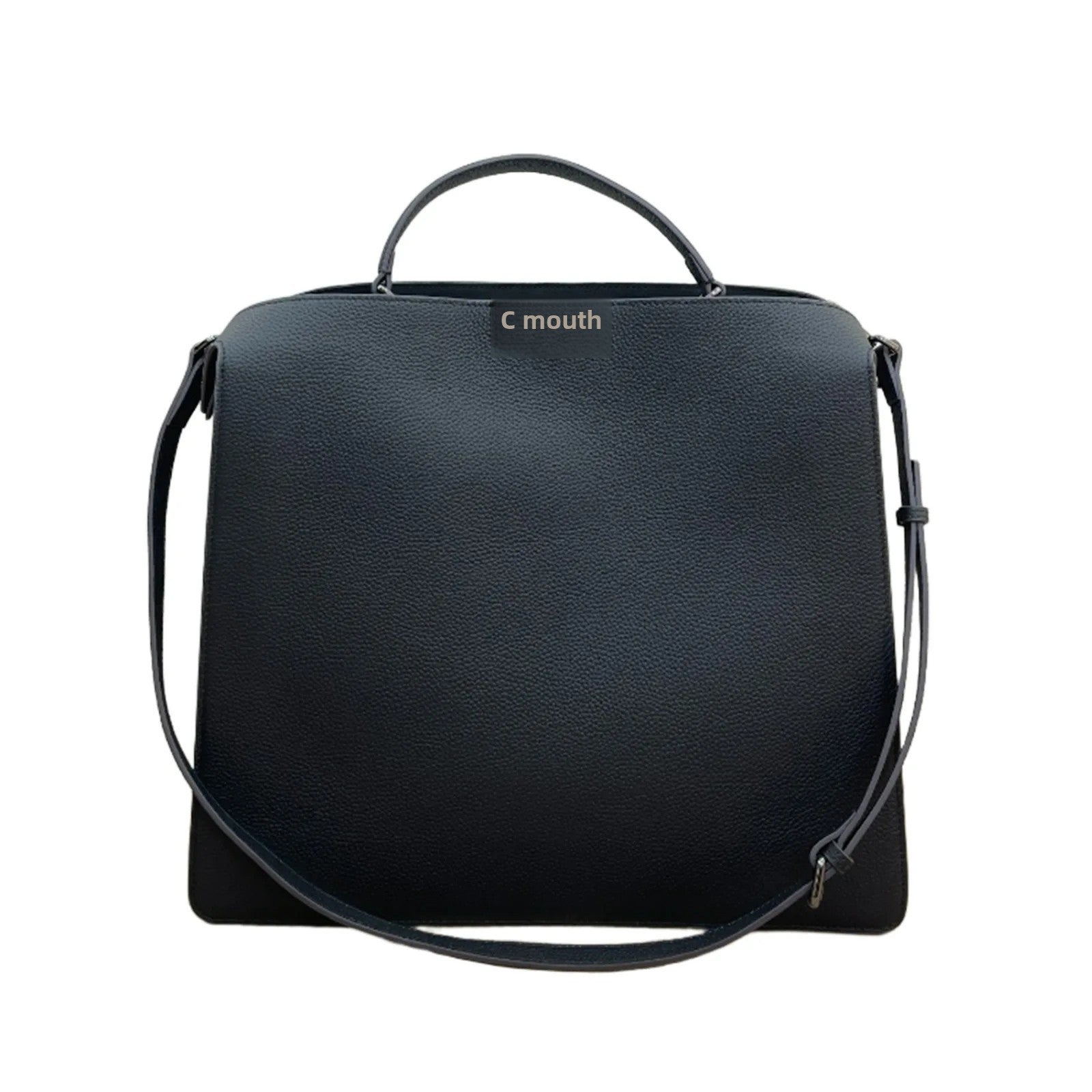 Unisex Minimalist Genuine Leather Crossbody Bag