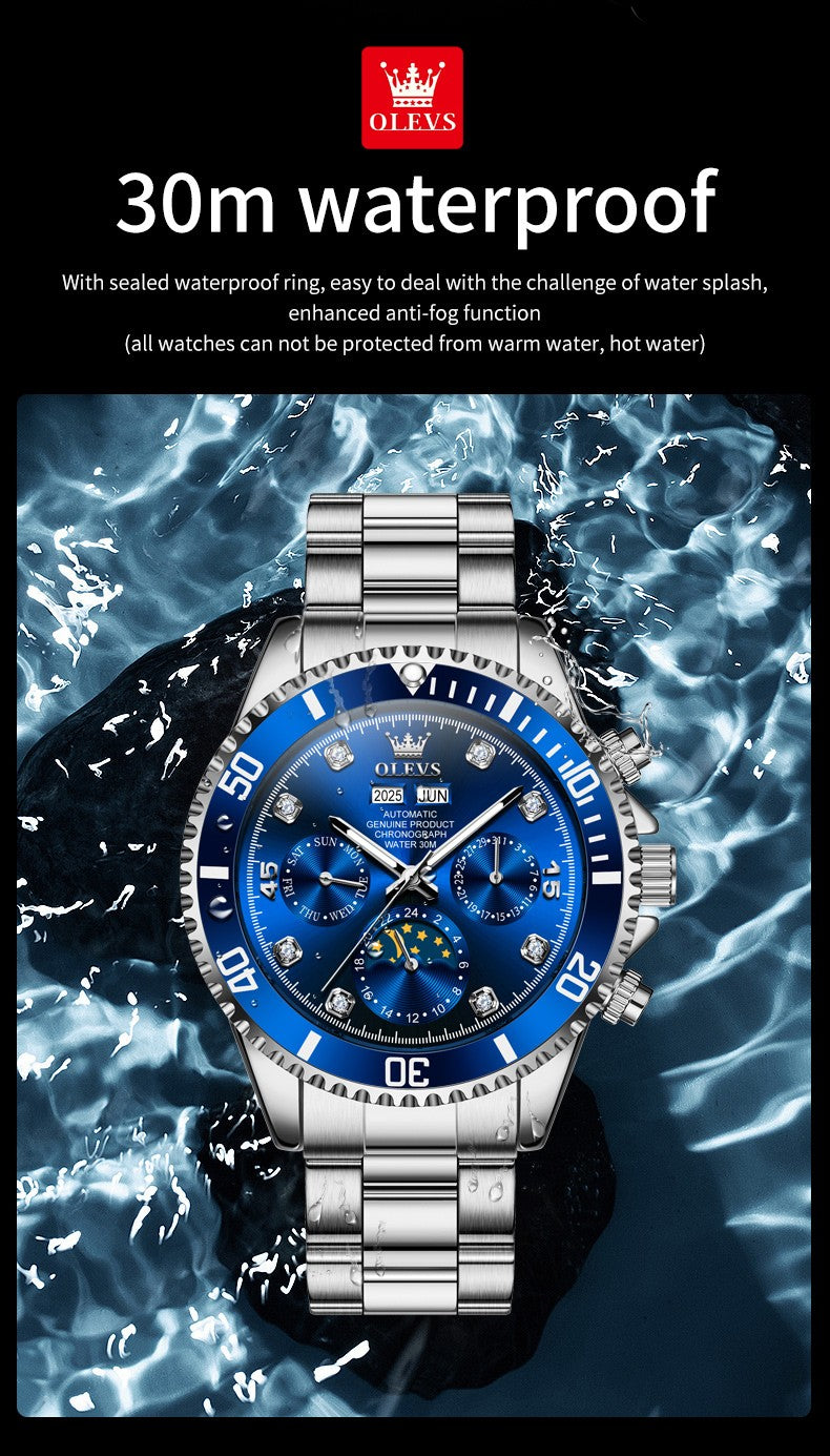 OLEVS 6729 Automatic Mechanical Sport Watch