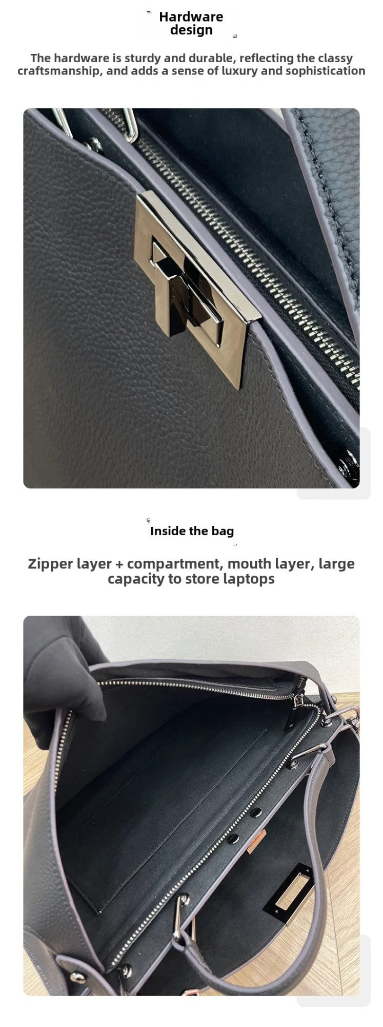 Unisex Minimalist Genuine Leather Crossbody Bag