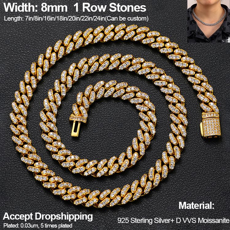 ICEOUTBOX Custom Moissanite Chain