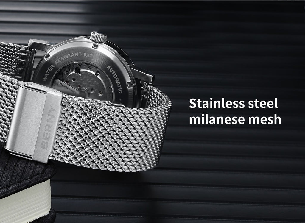 BERNY AM138MS-L Automatic Mechanical Watch