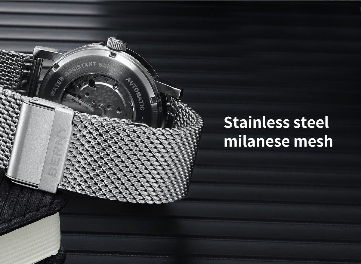 BERNY AM138MS-L Automatic Mechanical Watch