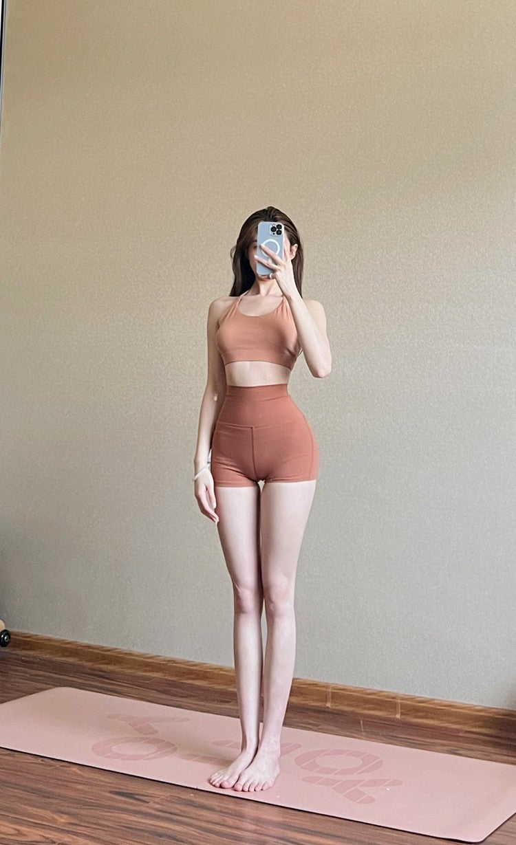 ZOCI WX615 Knitted Yoga Top