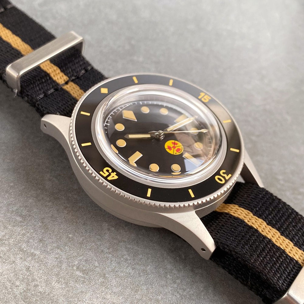 Tandorio Automatic Diver Watch: Sapphire Crystal & 200M