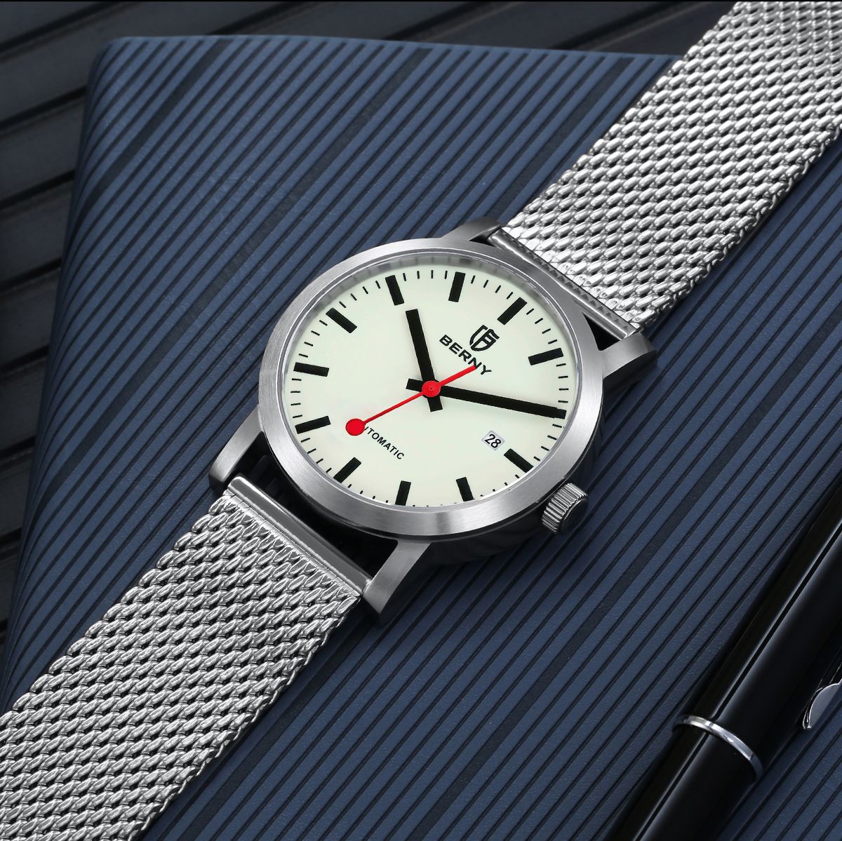 BERNY AM138MS-L Automatic Mechanical Watch