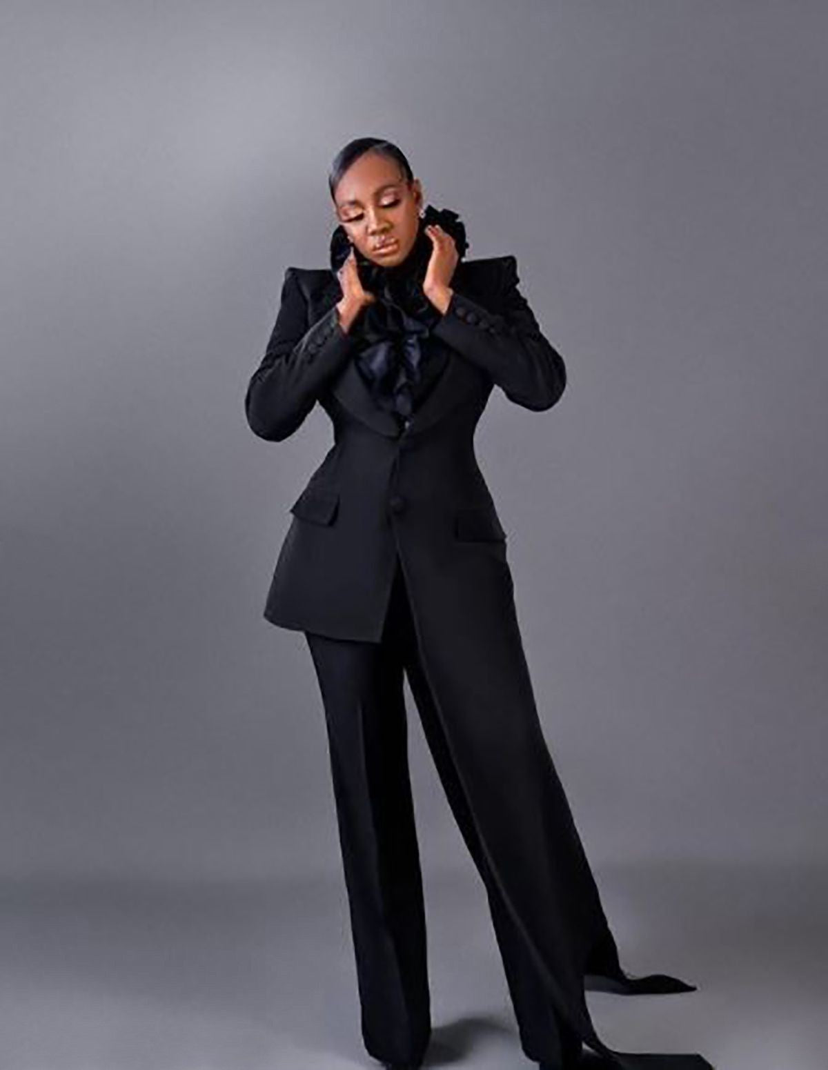 Modern Wrap Women Pants Suits 2 Pcs Notch Lapel Blazer Custom Formal Wear Wedding Guest Evening Party Celebrity Outfit Modern Wrap Women Pants Suits 2 Pcs Notch Lapel Blazer Custom Formal Wear Wedding Guest Evening Party Celebrity Outfit
