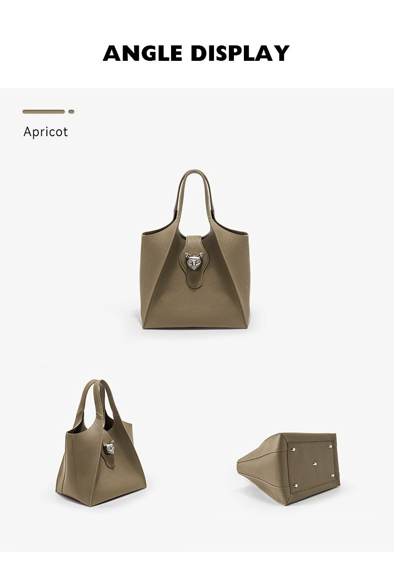 BAFELLI Unisex Genuine Leather Tote Bag