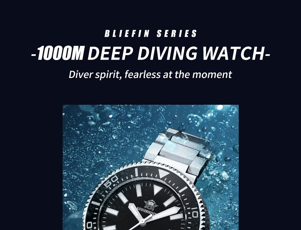 ADDIESDIVE AD2523 Professional Dive Watch