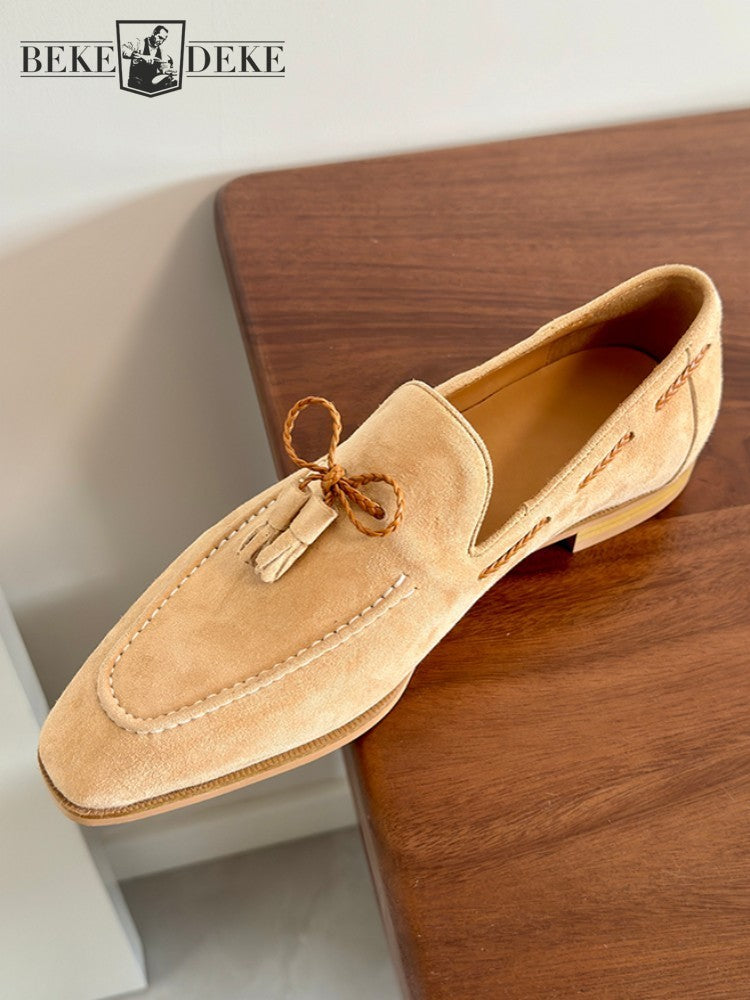 BEKEDEKE Men's Genuine Leather Loafers