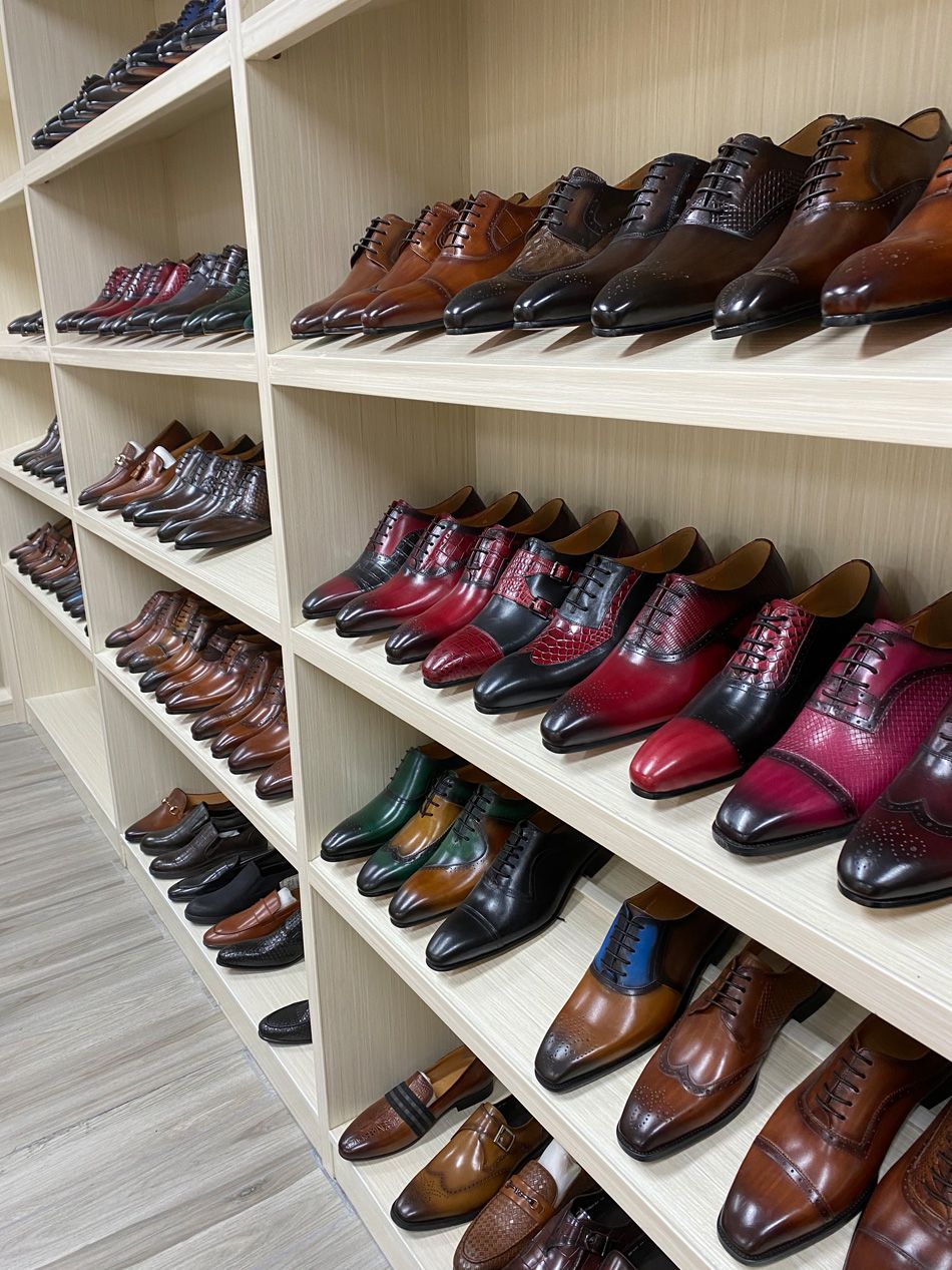 Sapatos derby masculinos estilo italiano, feitos à mão, couro genuíno, bico l