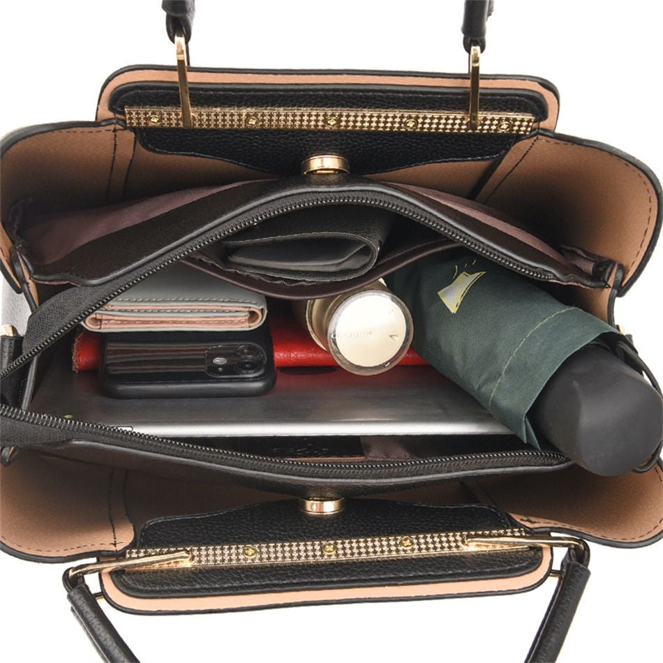 VANDERWAH Women's Microfiber Leather Handbag