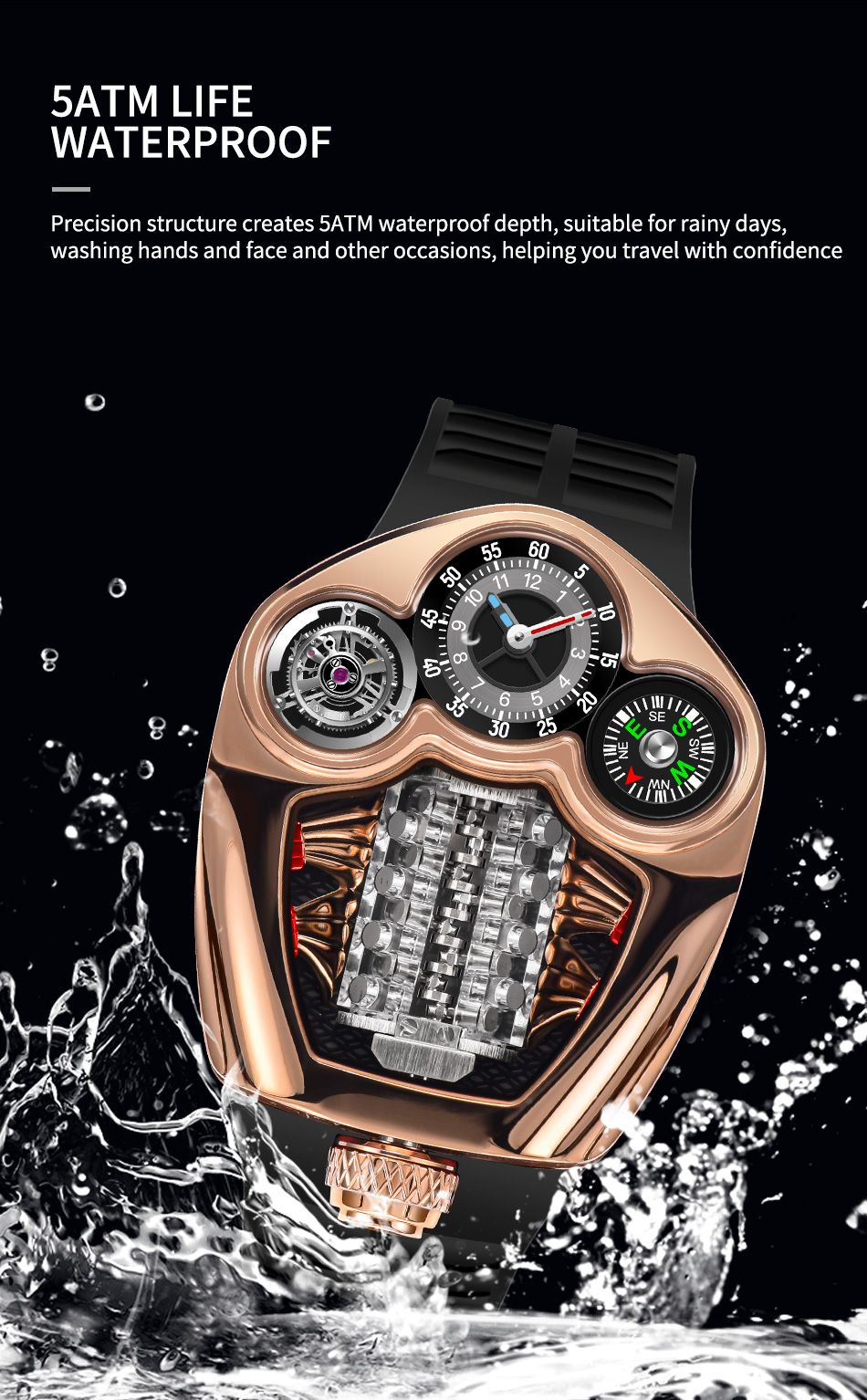 Luxury Quartz Watch P6658