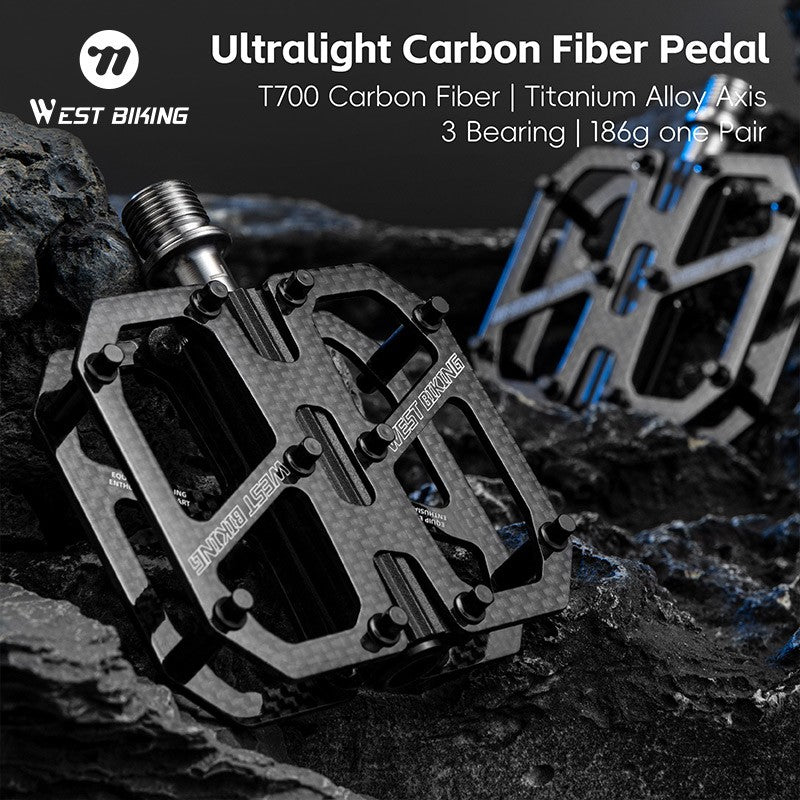 West Biking Carbon Fiber Ultralight Pedals
