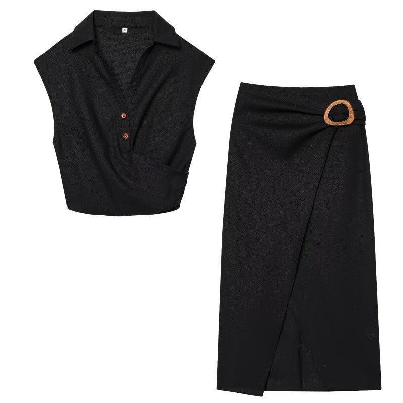 ETJ A-Line Pleated Dress