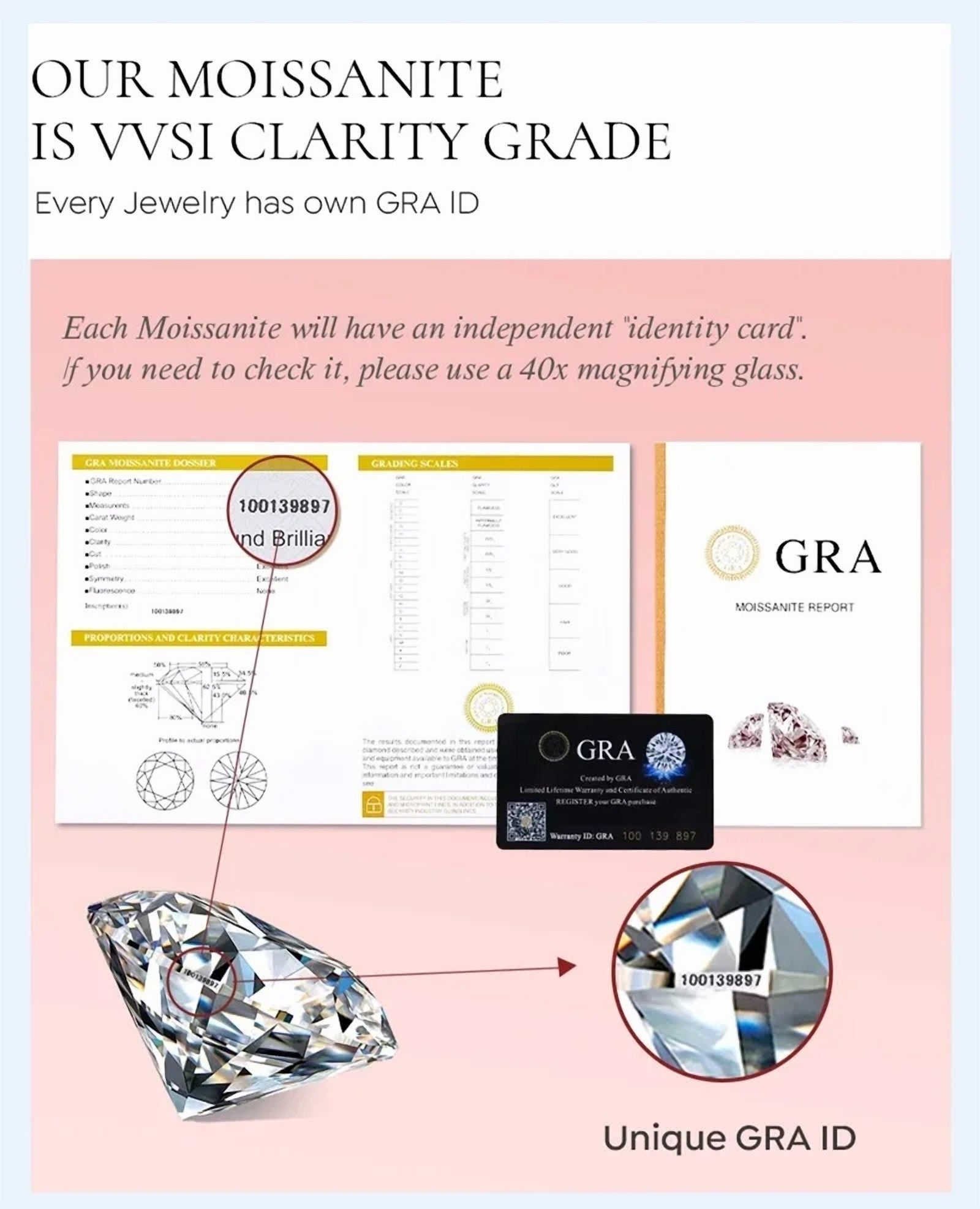 CKT Women's Romantic Moissanite Ring
