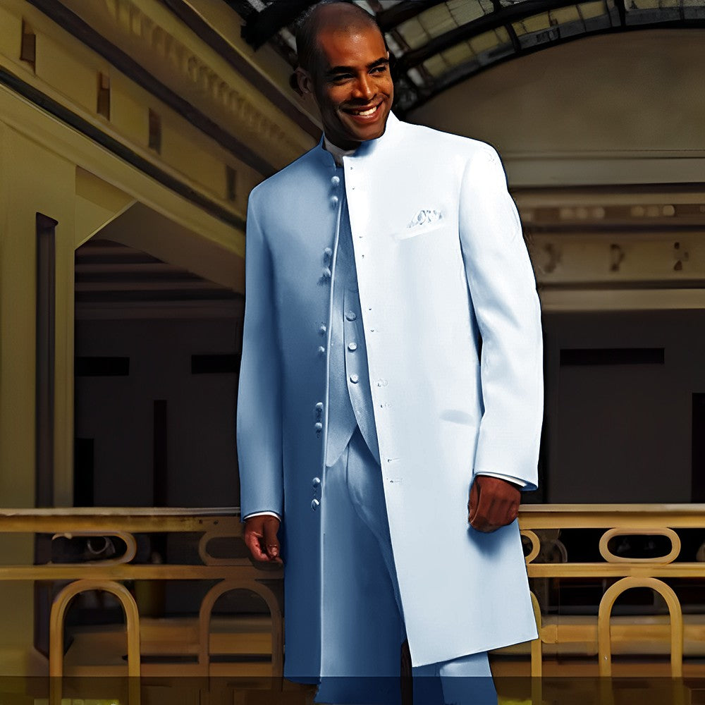 Men's Loose-Fit Wool Suit