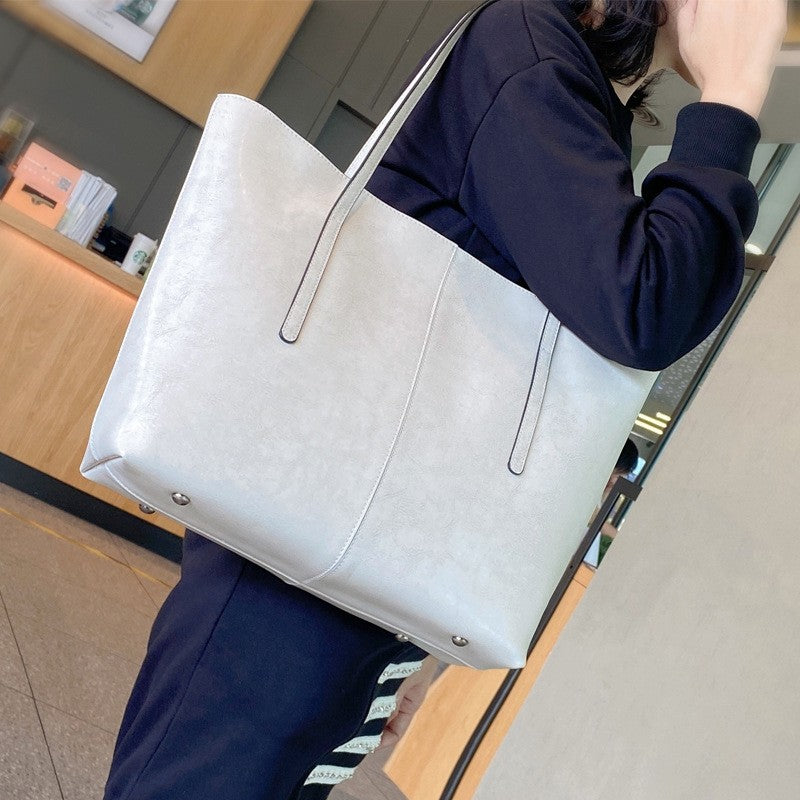 HTLT Genuine Leather Tote Bag