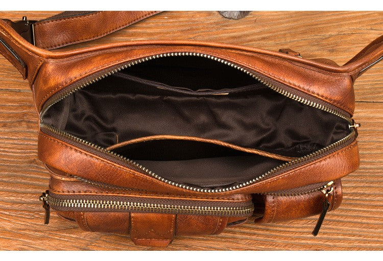 Mantime Genuine Leather Fanny Pack