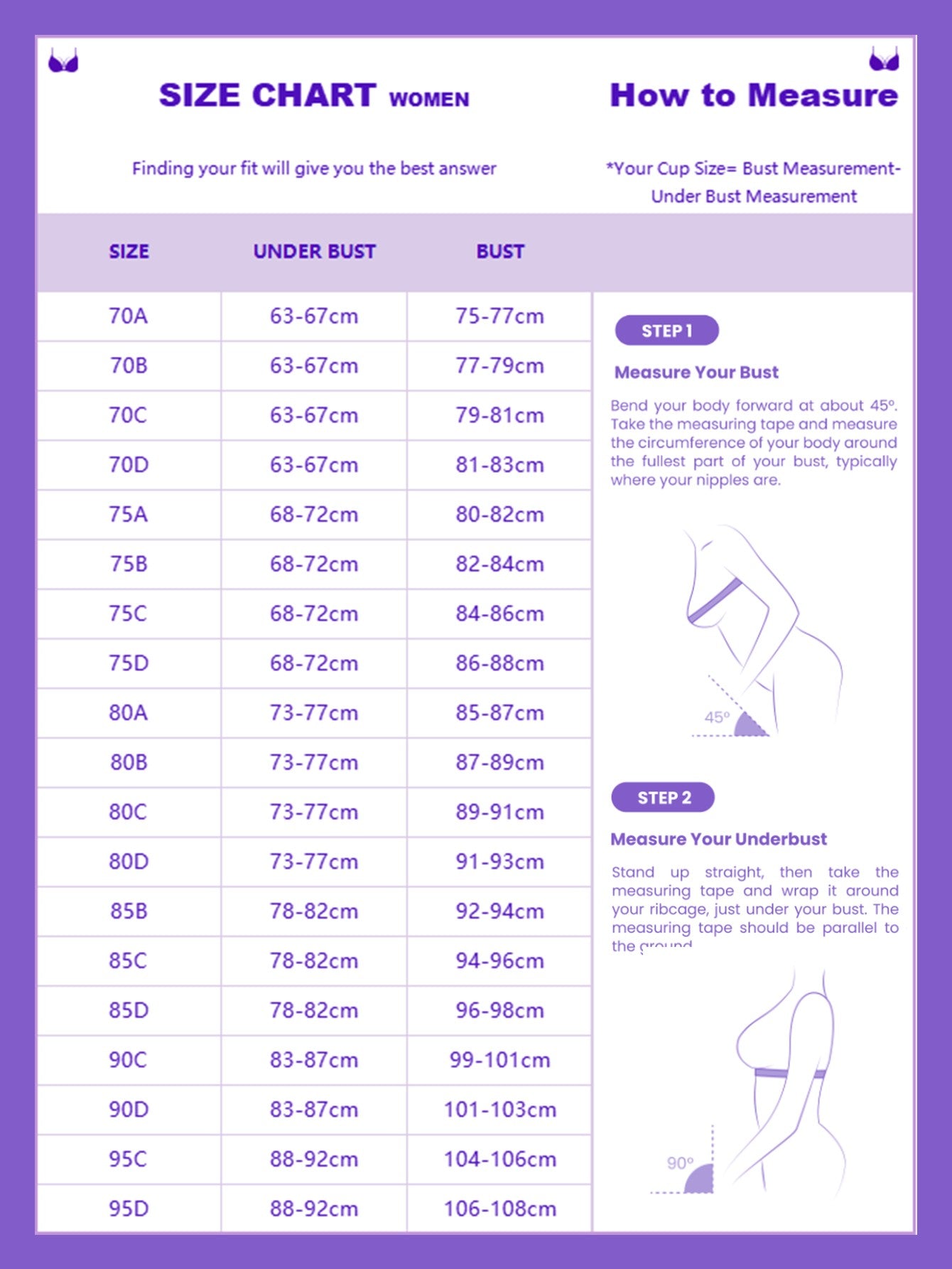 Solid Plunge Underwire Bra
