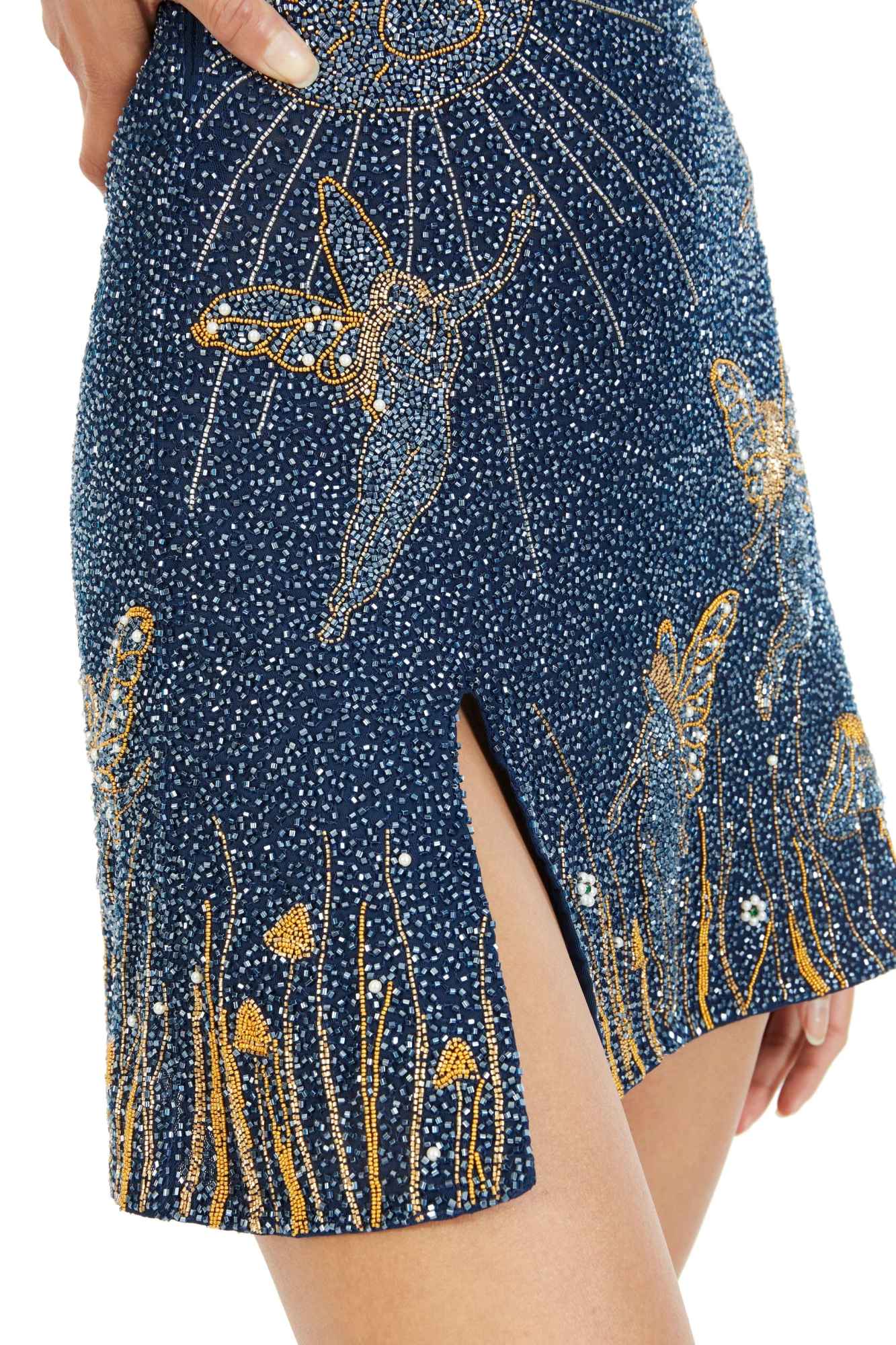 FATAPAESE Exquisite Sequin Evening Gown
