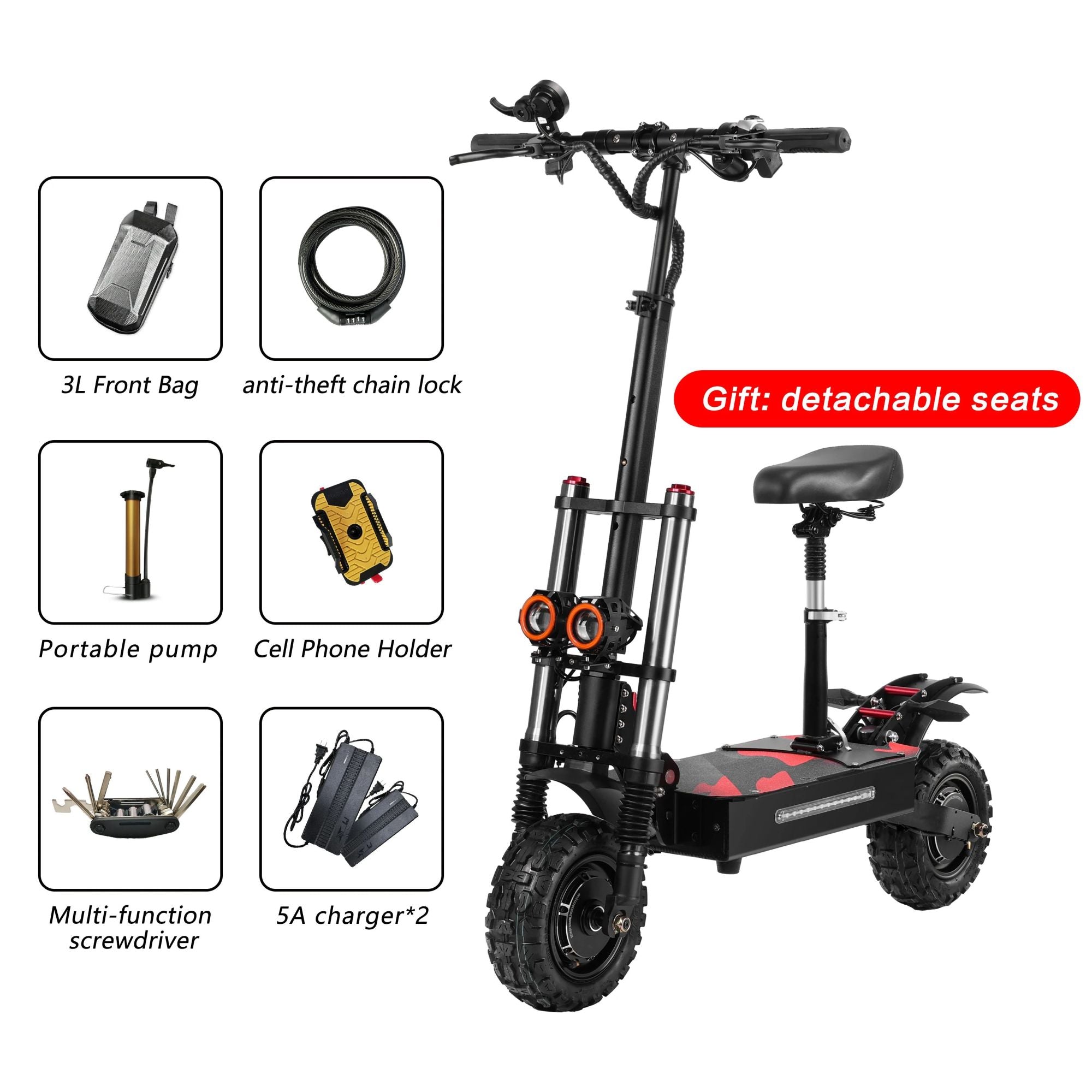 BOYUEDA S3 High-Performance Folding Electric Scooter