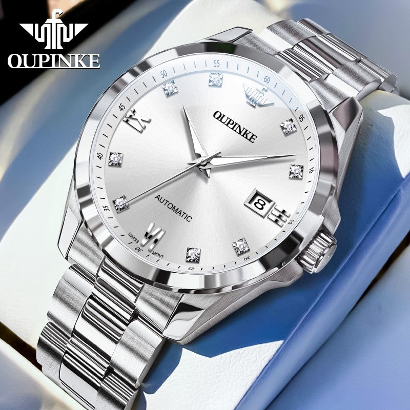 OUPINKE 3199 Luxury Skeleton Watch