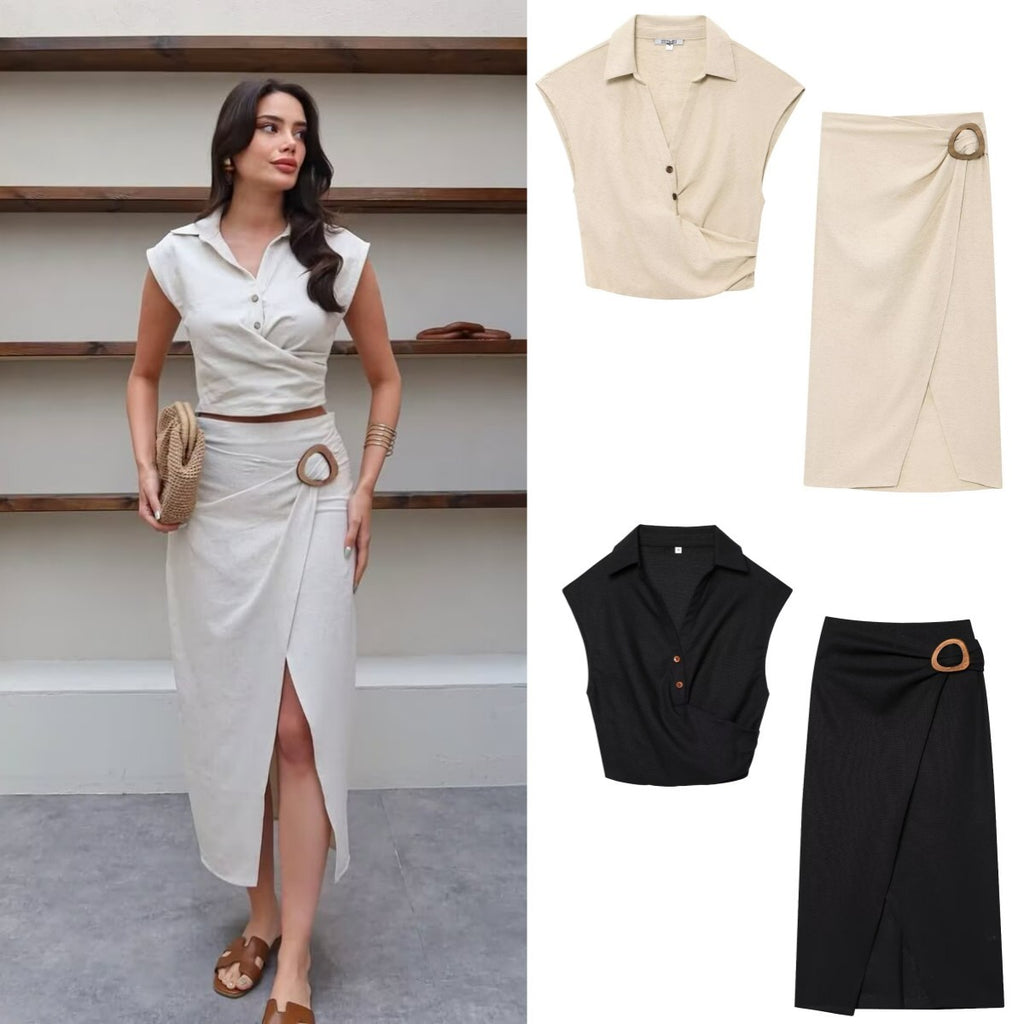 ETJ A-Line Pleated Dress
