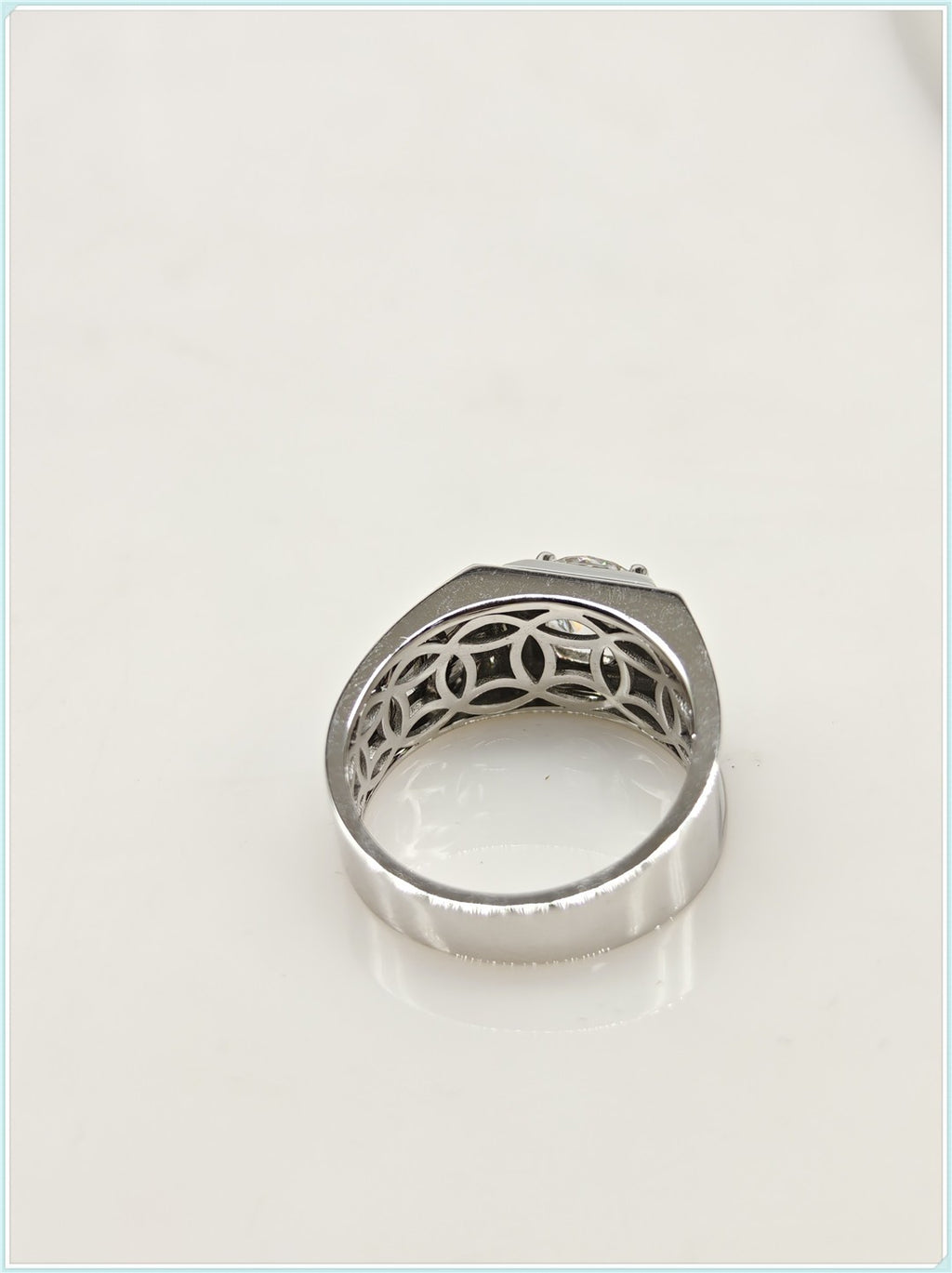 Wide Matte Men's Engagement Ring, Lab Diamond, CVD Platinum, 950 Ring, 18k White Gold, 1 Carat Men's Wedding RingWide Matte Men's Engagement Ring, Lab Diamond, CVD Platinum, 950 Ring, 18k White Gold, 1 Carat Men's Wedding Ring