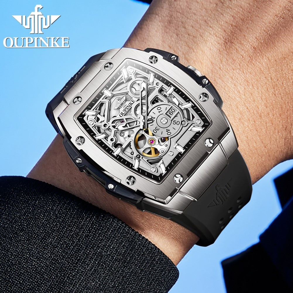 Oupinke 3213 marca original relógio de pulso automático masculino high-end lux