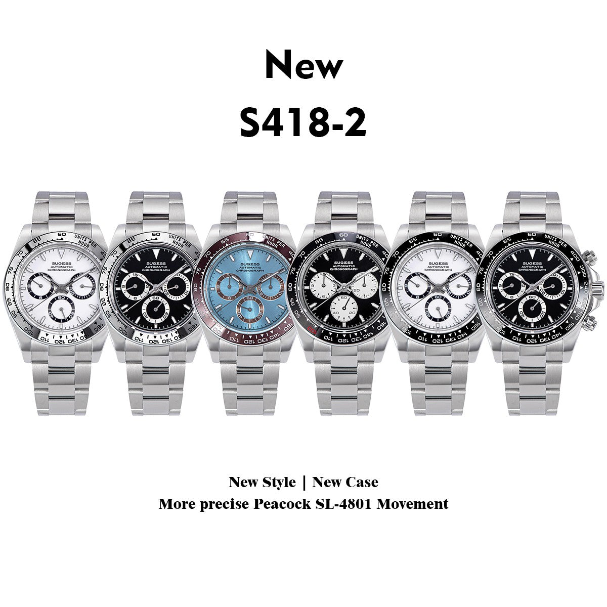 SUGESS S418-2 "Daytona" Mechanical Watch