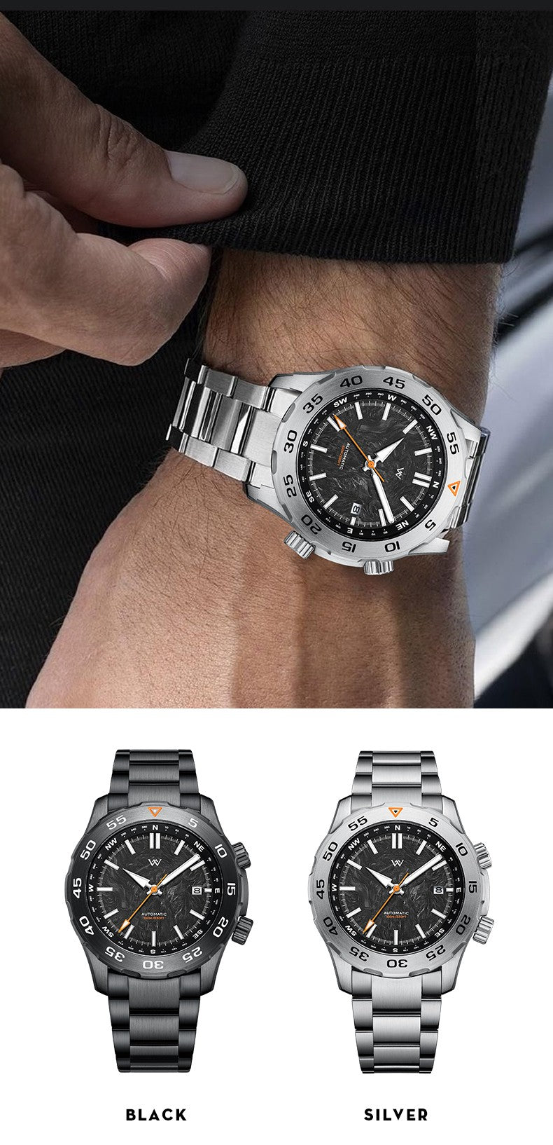 Welly Merck Automatic Mechanical Business Watch