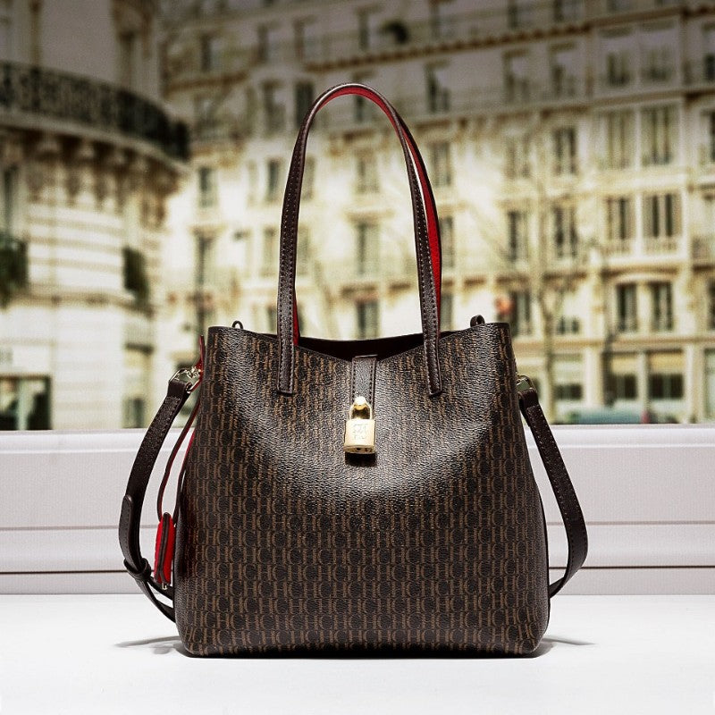 CHCH Women's Letter Print Messenger Bag