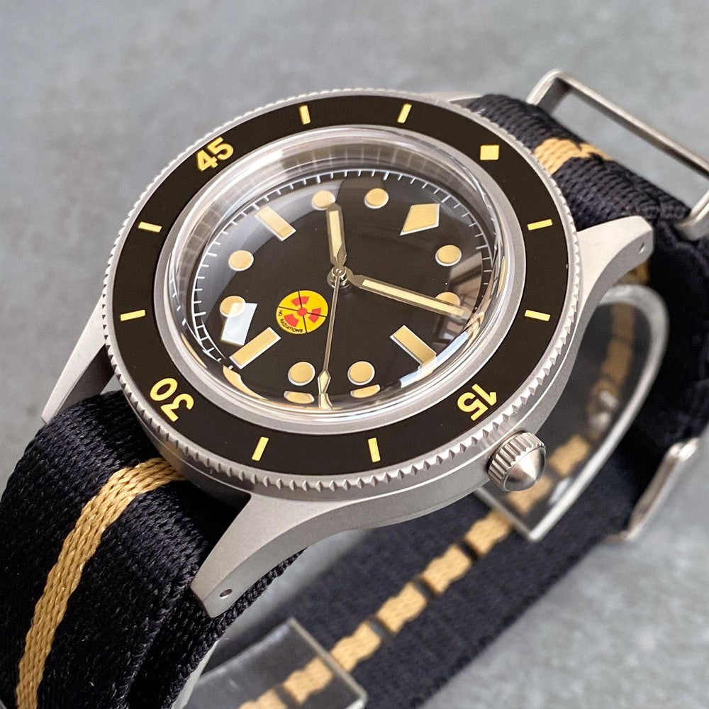 Tandorio Automatic Diver Watch: Sapphire Crystal & 200M