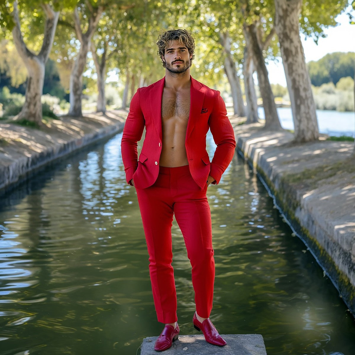 Modern Men's Tuxedo Suits 2 Piece Plus Size Peak Lapel Pocket Blazer and Pants Custom Party Show Formal Business Suits Modern Men's Tuxedo Suits 2 Piece Plus Size Peak Lapel Pocket Blazer and Pants Custom Party Show Formal Business Suits