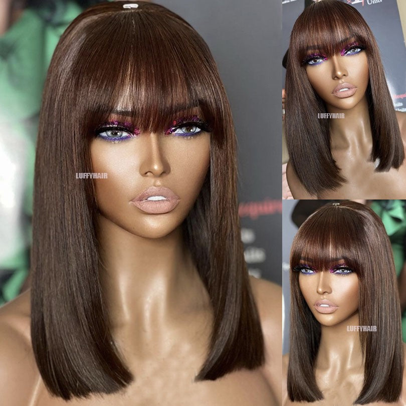 Anlimeer Long Curly Brazilian Human Hair Wig