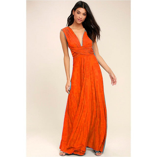 Fashion Multi-Frayed V-Neck Vestidos De Fiesta Women Long Dress Sexy Tied Lady Summer Maxi Dress Fashion Multi-Frayed V-Neck Vestidos De Fiesta Women Long Dress Sexy Tied Lady Summer Maxi Dress