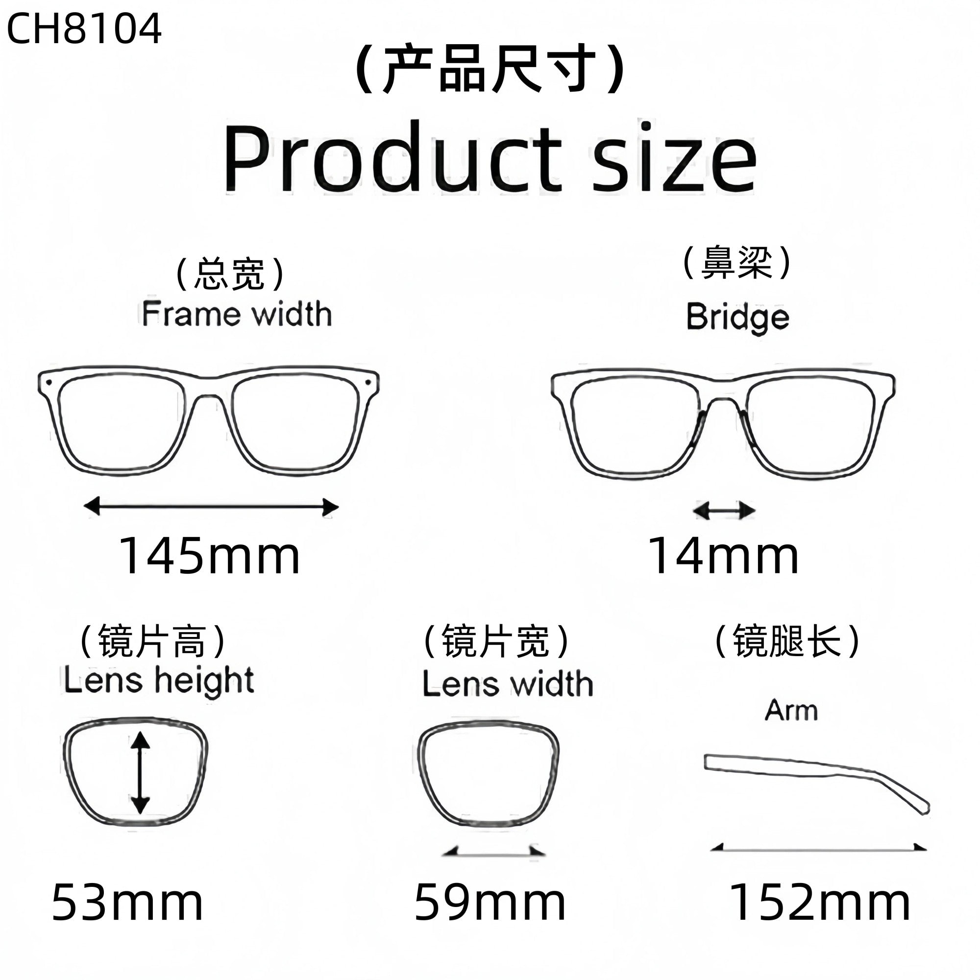 CHARM LIBRARY Eyeglasses Frame