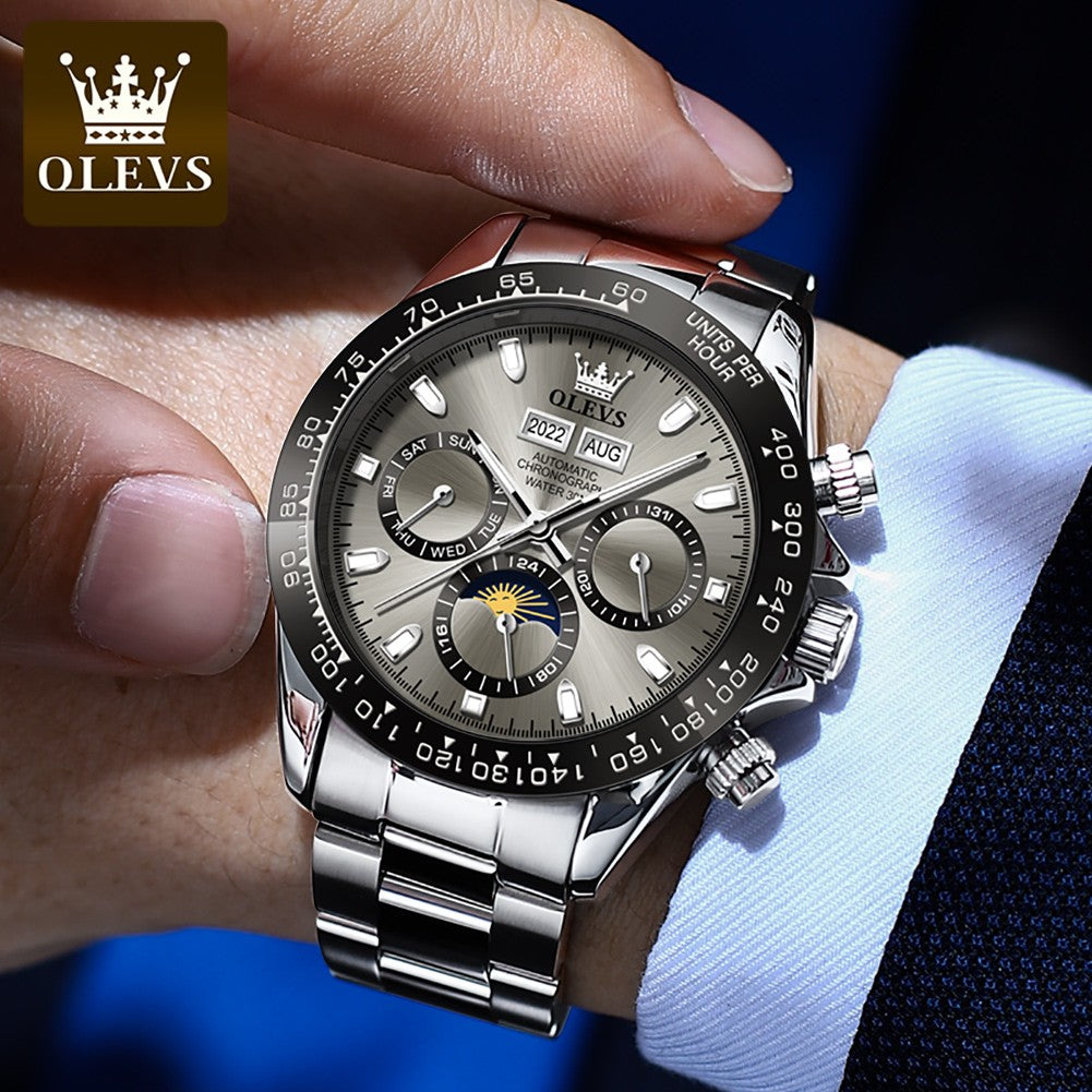 OLEVS 6654 Automatic Mechanical Watch: Classic Style & Function