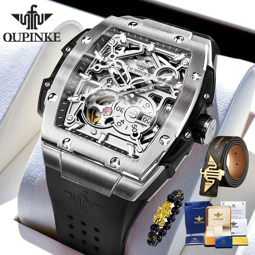 Oupinke 3213 marca original relógio de pulso automático masculino high-end lux