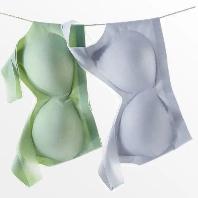 Summer Seamless Ice Silk Bra