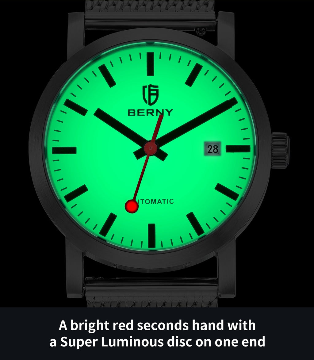BERNY AM138MS-L Automatic Mechanical Watch