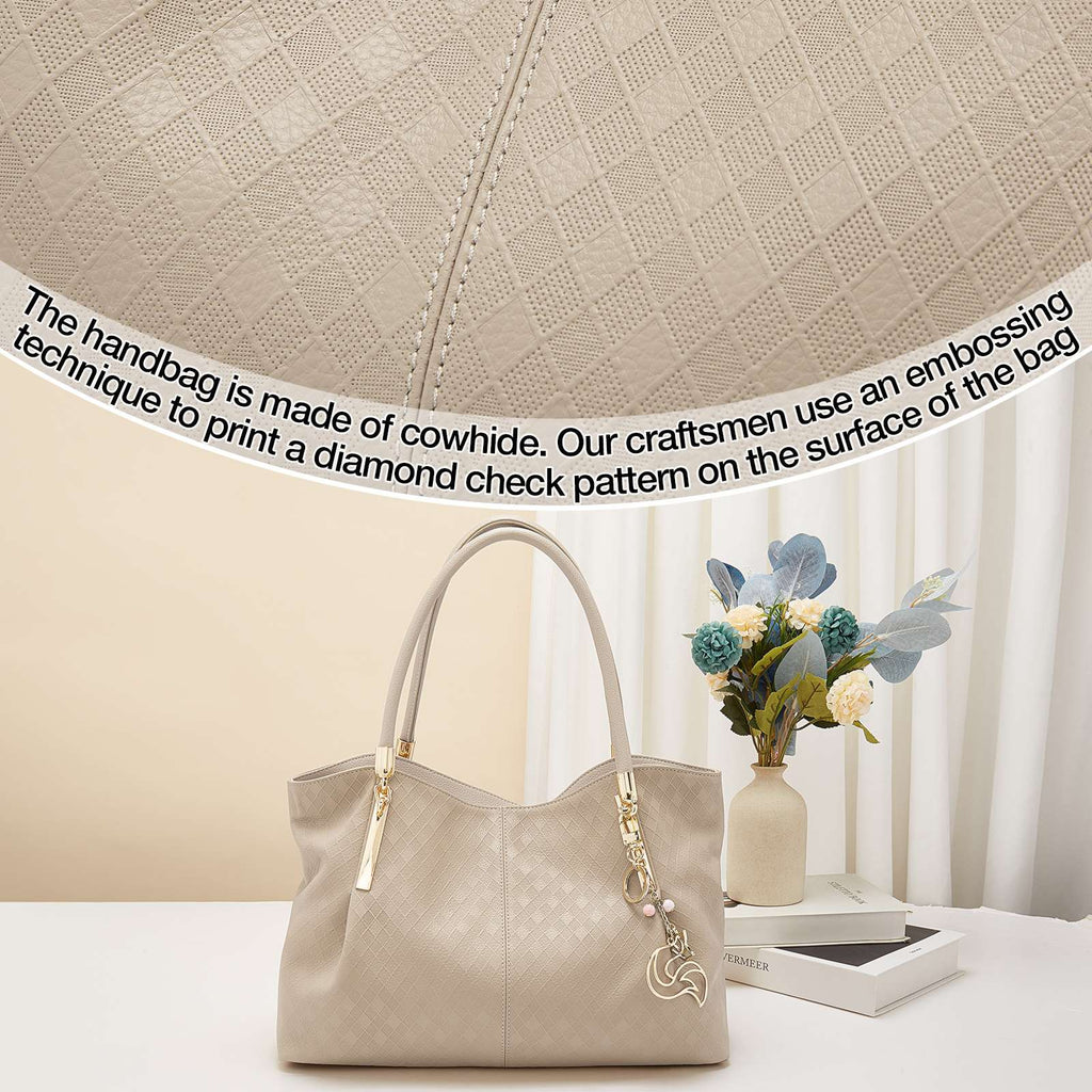 FOXER Women's Genuine Leather Tote Bag