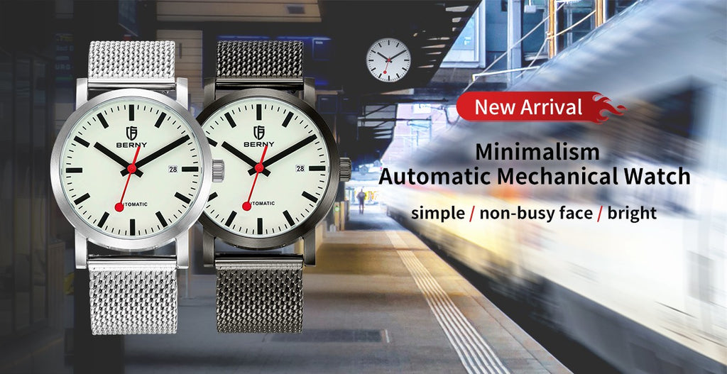 BERNY AM138MS-L Automatic Mechanical Watch